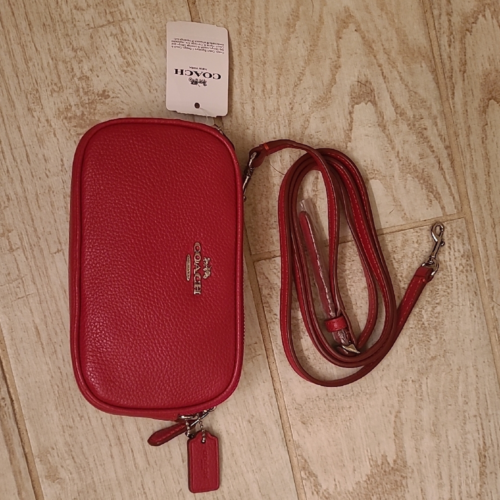 BNWT Red COACH Camera Bag!